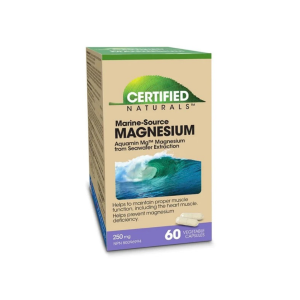 Marine Source Magnesium 60 vegetable caps - Aquamin Mg from Seawater Extraction